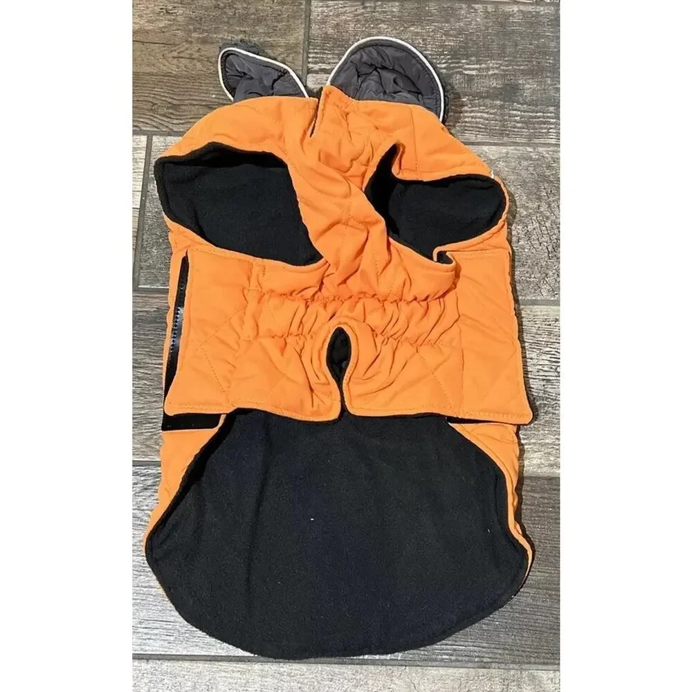 EMUST Doggy Quilted Fleece Orange Jacket Size L